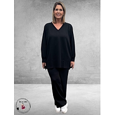 KAFFE CURVE Sweatshirt Annita Black